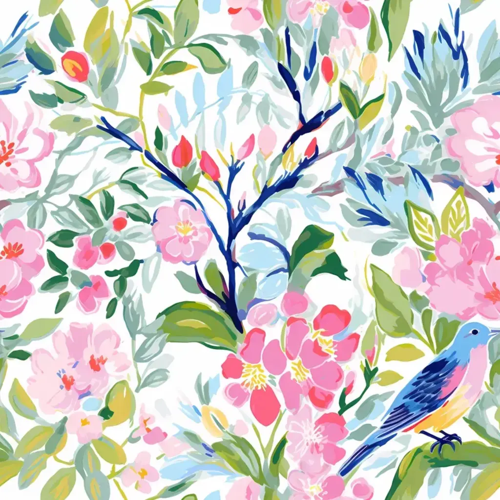 Springtime Serenade Prosecco Bottle Wrap