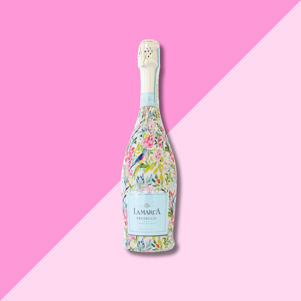 Springtime Serenade Prosecco Bottle Wrap