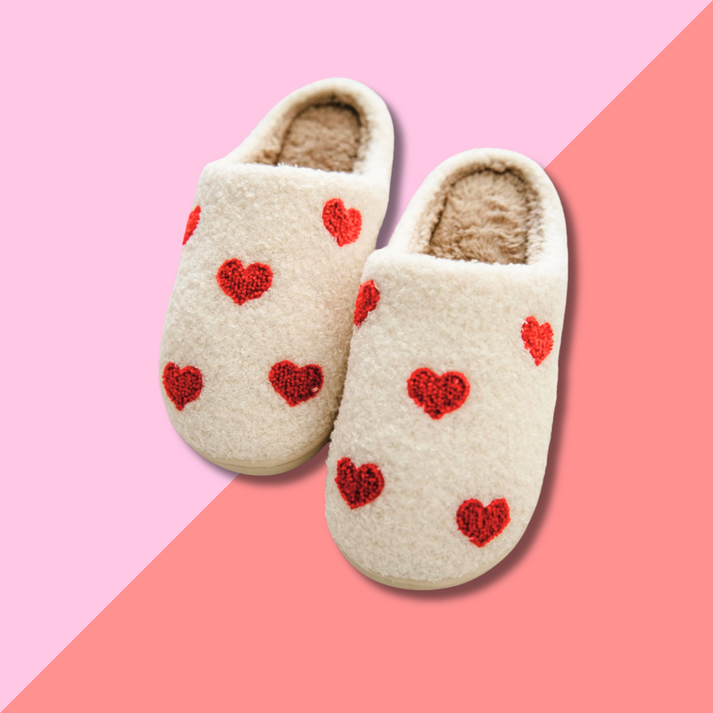 Hearts All Over Slippers