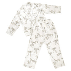 Bella Sleep & Spa Flax Bow Long Sleeve PJ Set
