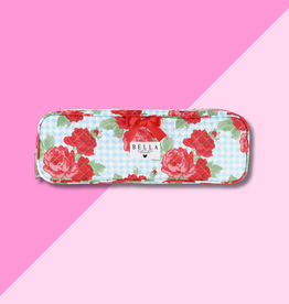 Quilted Hair Tool Bag - Roses + Gingham