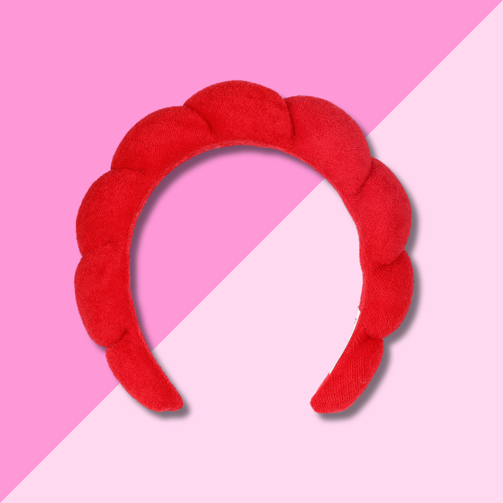 Makeup Headband - Red