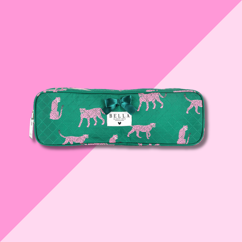 Quilted Hair Bag - Cheetah