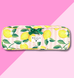 Quilted Hair Tool Bag - Lemons