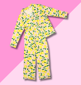 Lemons Full Length Bamboo PJ Set MD