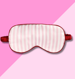 Sleep Mask - Pink Stripe