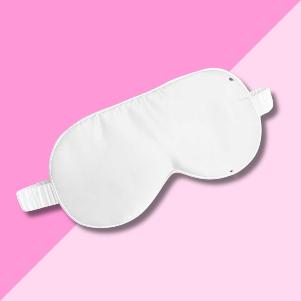 Satin Sleep Mask White