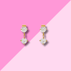 Hjane Jewels Mattie Pave Studs Gold