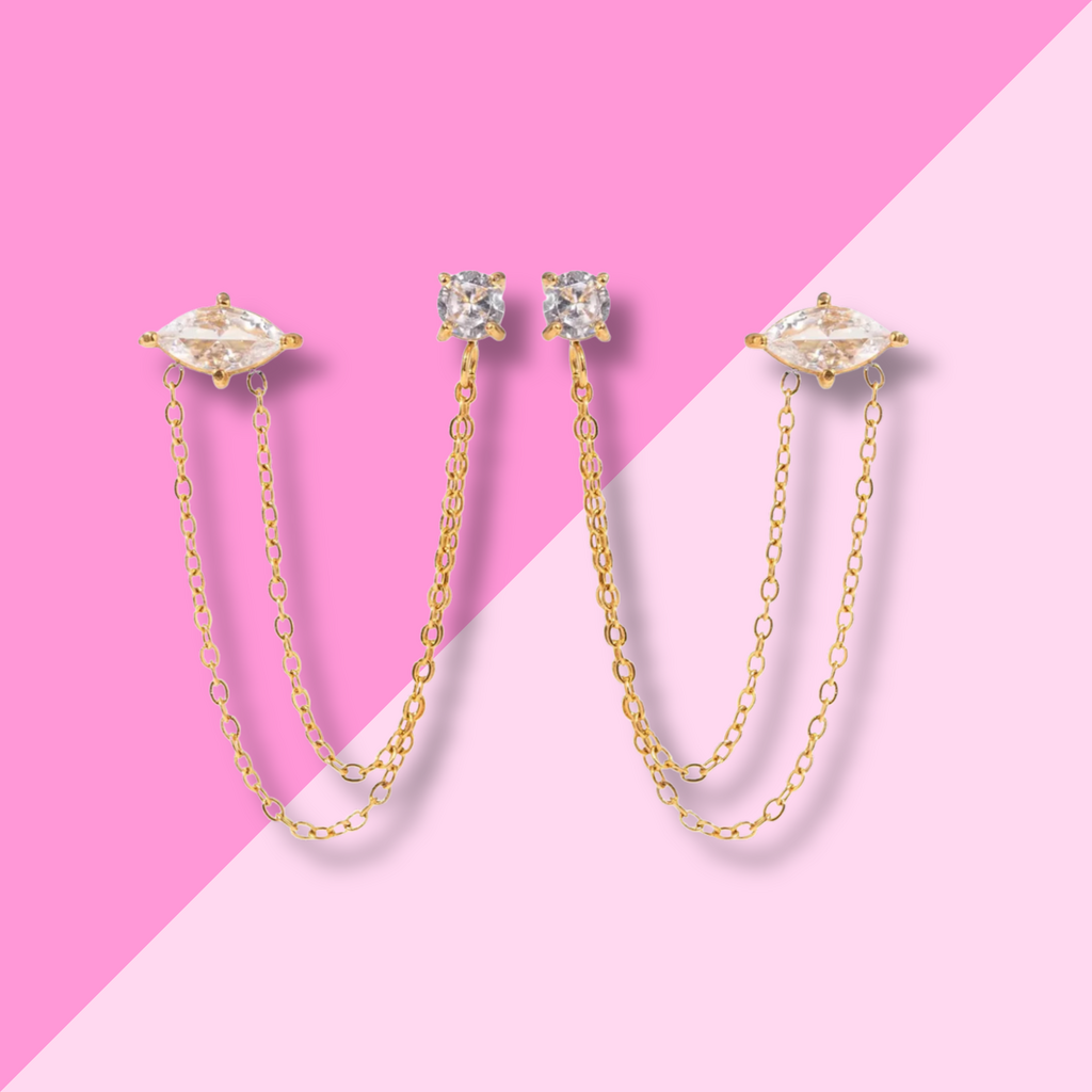 Hjane Jewels Ellie Double Studs