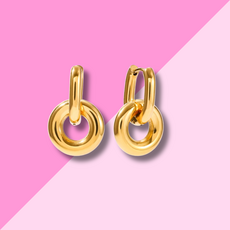 Hjane Jewels Indy Huggie Hoops Gold