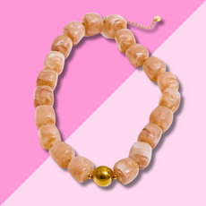 Hjane Jewels Martha Necklace Tan