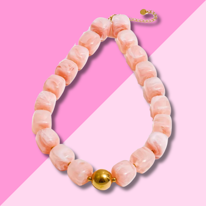 Hjane Jewels Martha Necklace Pink