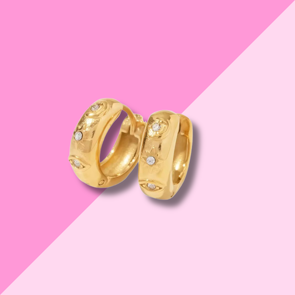 Hjane Jewels Mary Huggie Hoops