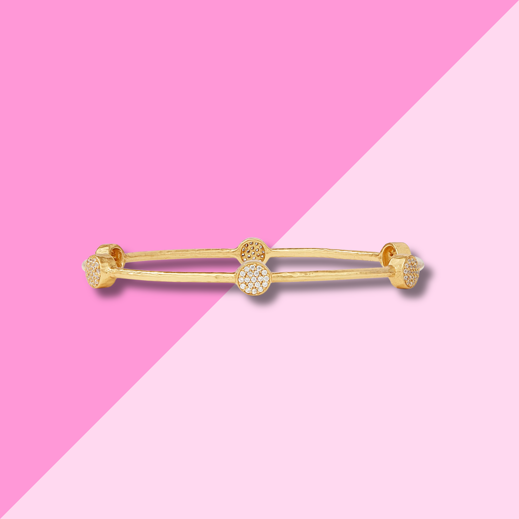 Julie Vos Milano Luxe Bangle - Pave Cubic Zirconia - M