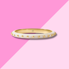 Julie Vos Colette Bangle - Alabaster - M
