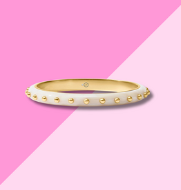 Julie Vos Colette Bangle - Alabaster - M