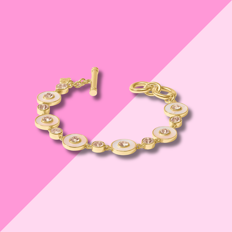 Julie Vos Colette Tennis Bracelet - Champagne