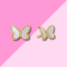 Julie Vos Papillon Stud - Mother of Pearl