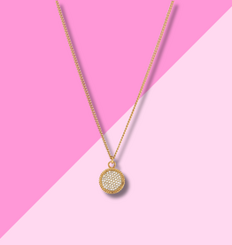 Julie Vos Fleur-de-Lis Solitaire Necklace - Cubic Zirconia