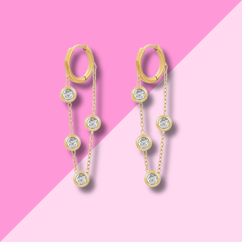 Hjane Jewels Elizabeth Huggie Hoops