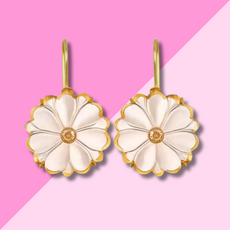 AMELIA ROSE JEWELRY Magnolia Earring - Champagne