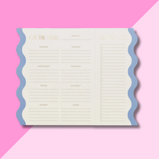 Meal Planner Notepad - Cloud & Cream