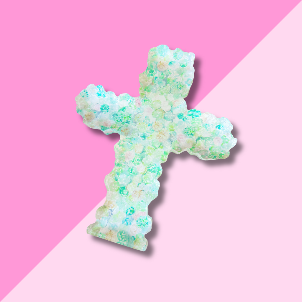 Taylor A Designs Cross Art Block