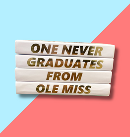 One Never Graduates Set - White