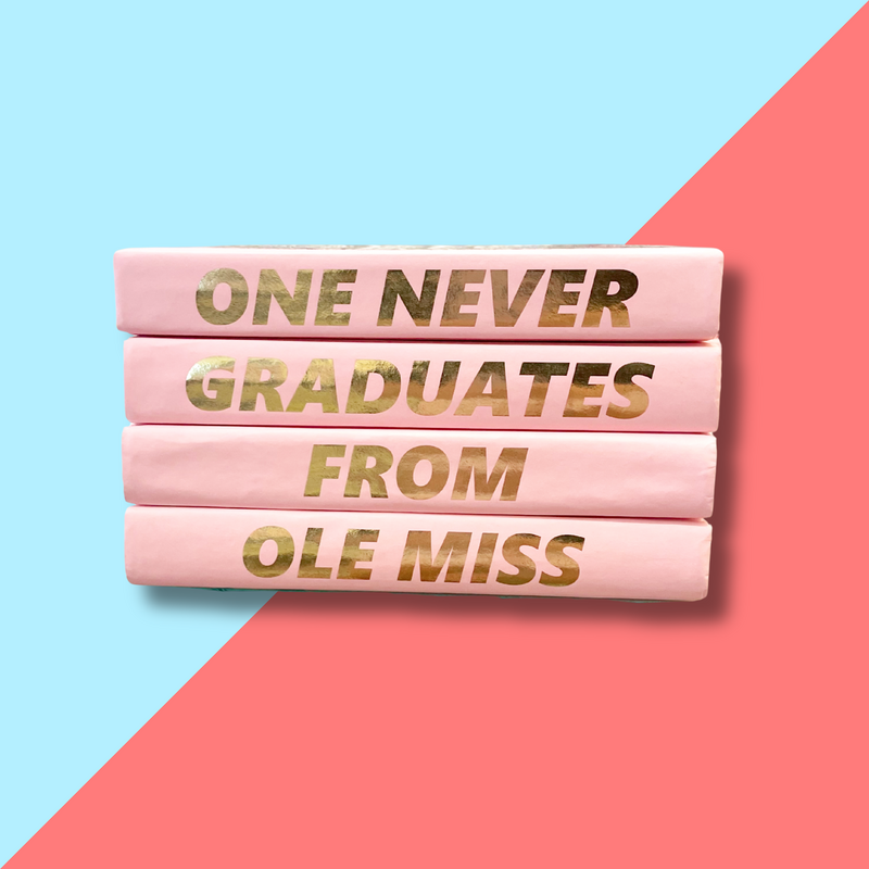 One Never Graduates Set - Pink