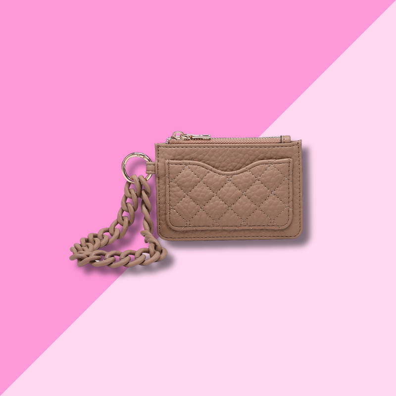 Rhodes Quilted Bangle - Dark Khaki