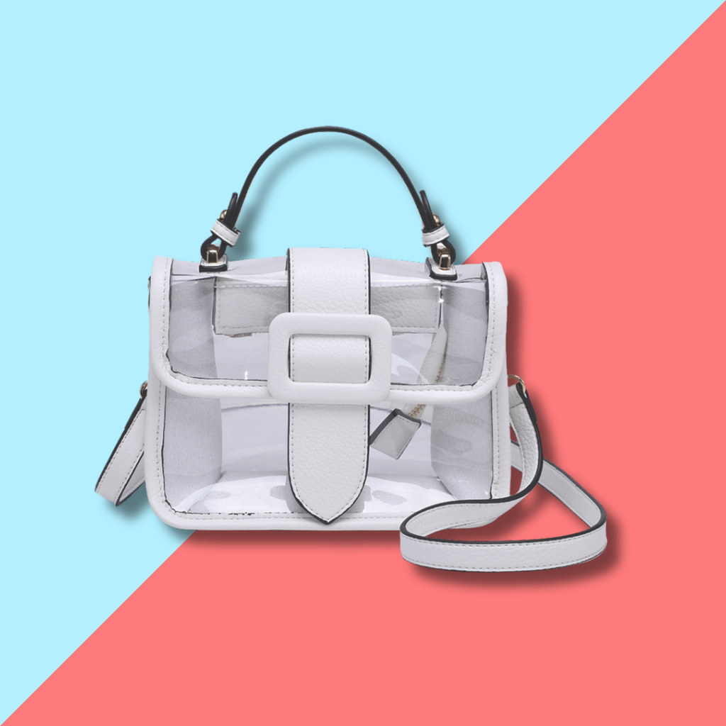 Toni Clear Crossbody - Off White