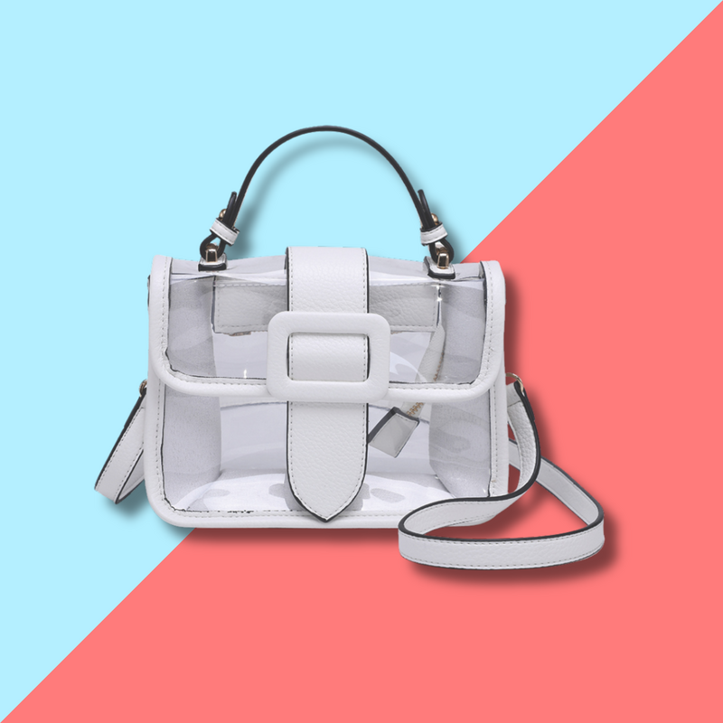 Toni Clear Crossbody - Off White
