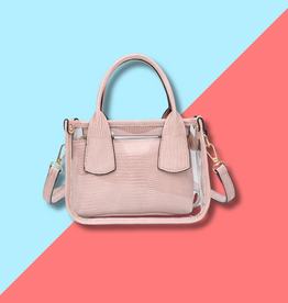 Stacey Clear Satchel - Pink