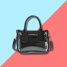 Stacey Clear Satchel - Black