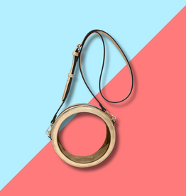 Lilibet Clear Circular Crossbody - Gold