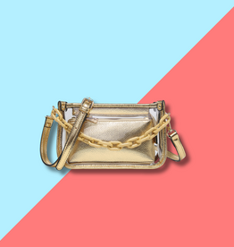 Jessica Clear Crossbody - Gold