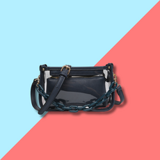 Jessica Clear Crossbody - Navy