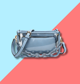 Jessica Clear Crossbody - Powder Blue