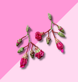 trovelore Pink Gum Blossoms Earrings