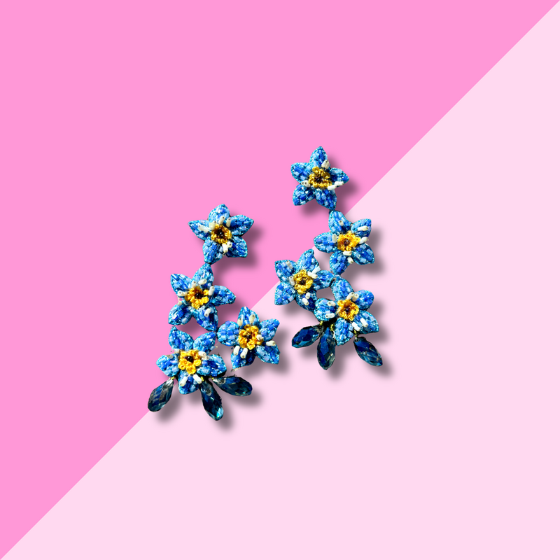 trovelore Queen of Sheeba Flower Earrings