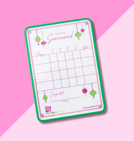 Oh My Mahjong Lantern Scorecard
