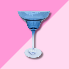 Estelle Colored Glass Cobalt Blue Margarita Glass