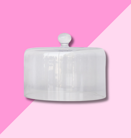 Estelle Colored Glass Cake Stand Dome