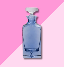 Estelle Colored Glass Cobalt Blue Heritage Decanter