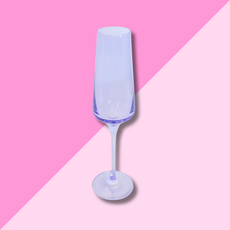 Estelle Colored Glass Lavender Champagne Flute