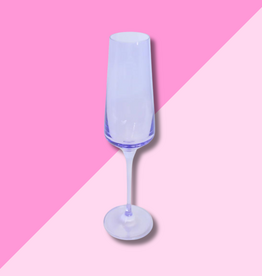 Estelle Colored Glass Lavender Champagne Flute