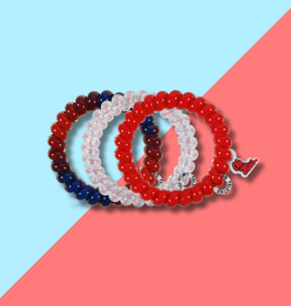 3 PACK LARGE OLE MISS TELETIES