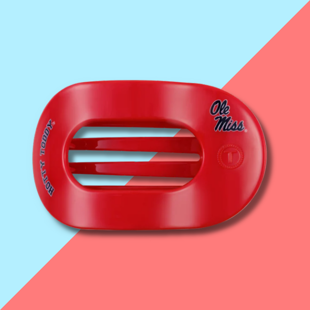 Hotty Toddy Large Flat Round Hair Clip