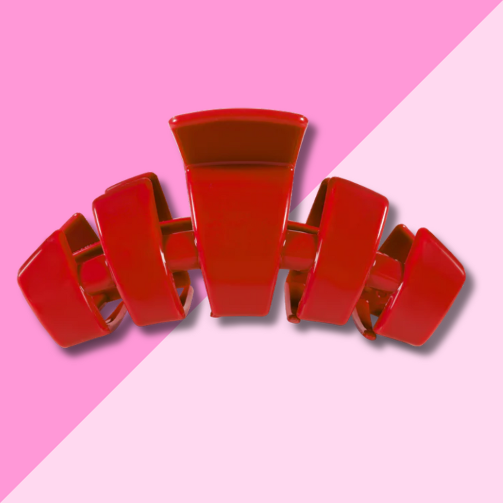 Classic Red Large Claw Clip