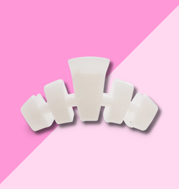 Classic Coconut White Medium Claw Clip